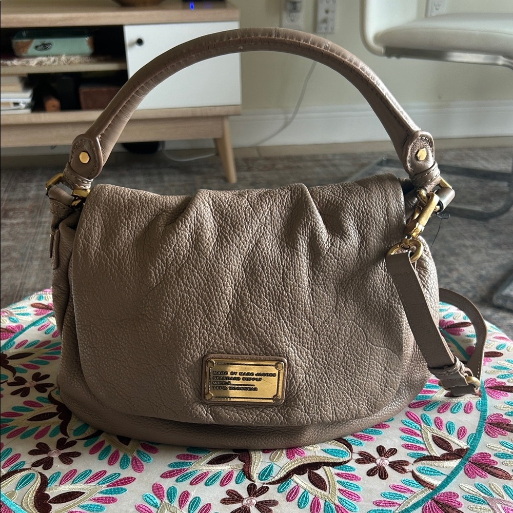 Marc Jacobs Tan Leather Shoulder Bag